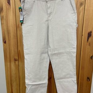 ☀️3for$20 Caterpillar Women's Cream Pants size 12 inseam 29.5